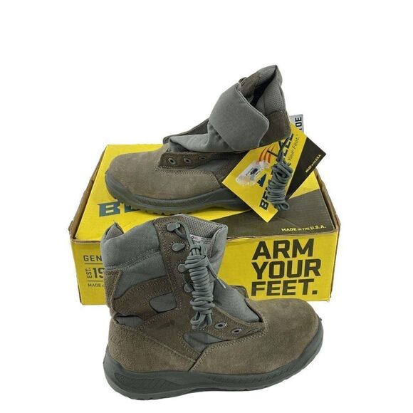 Belleville 610ST Steel Toe Men\'s Boot Size 6.5R NWT\'s Suede Boots NIB GREEN SAGE main image 10